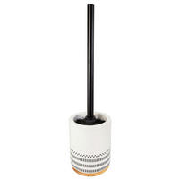 WC SADA - ŠTĚTKA A DRŽÁK - béžová, Basics, kov/plast (9,3/37,5cm) - Kleine Wolke