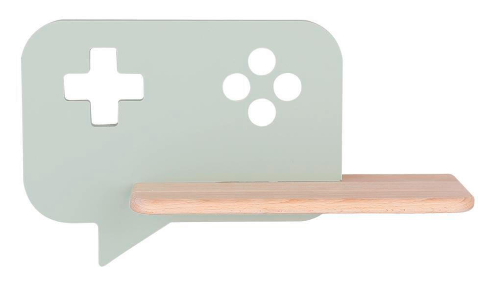 VÄGGLAMPA FÖR BARN Console 36/12/20 cm   - mintgrön, Basics, metall/trämaterial (36/12/20cm)