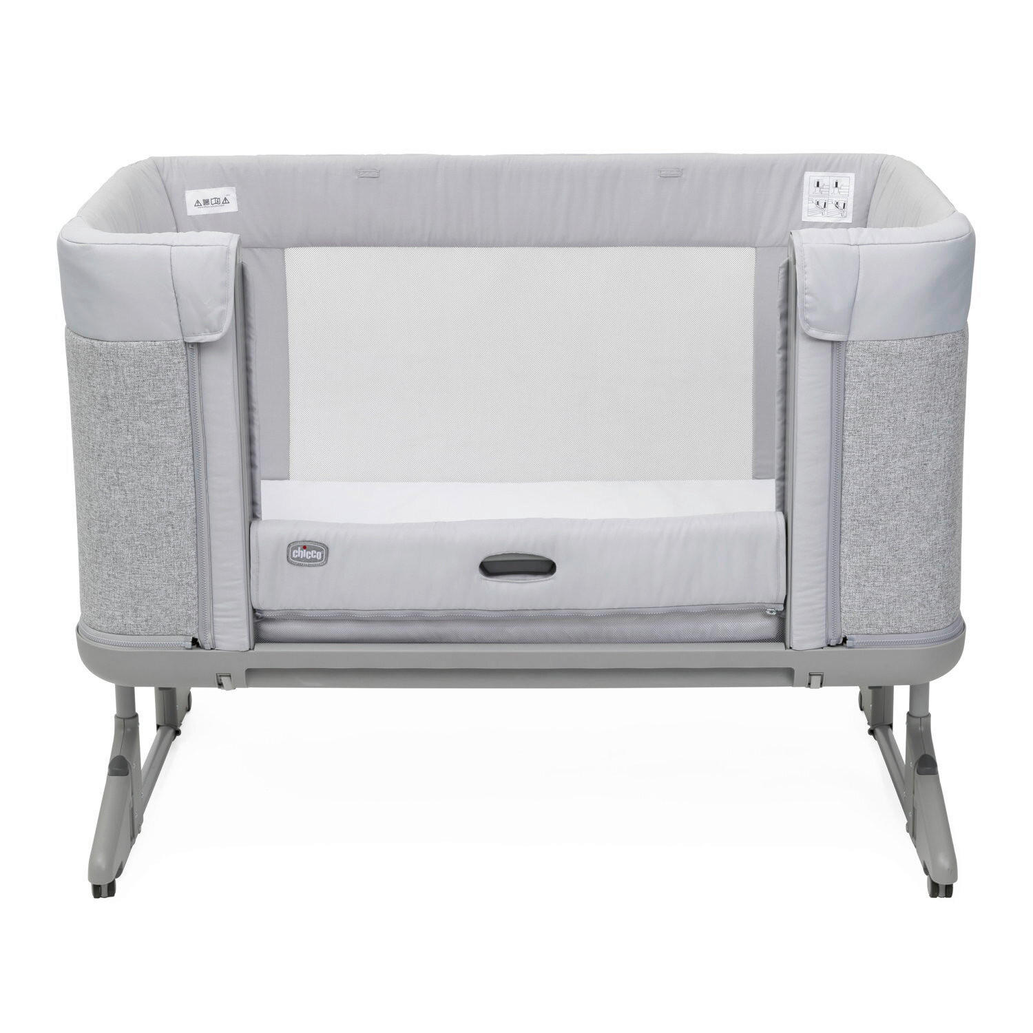 BEISTELLBETT NEXT2ME FOREVER   - Hellgrau, Basics (121/91,1/73,8cm) - Chicco