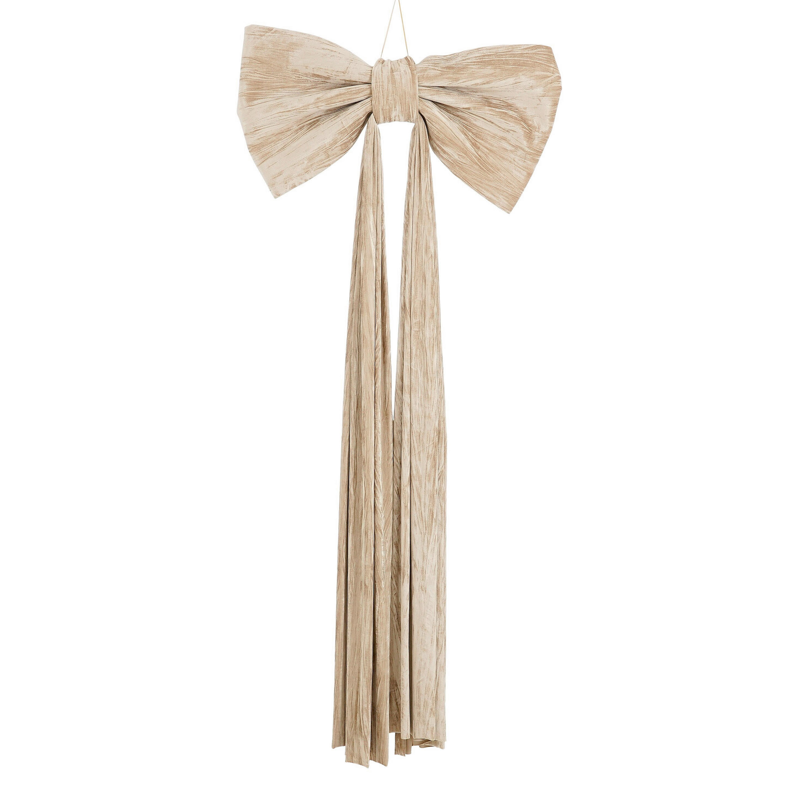 DEKORATIVNA PENTLJA - barve šampanjca, Basics, tekstil (100/220/8cm)