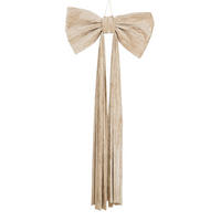 DEKORATIVNA PENTLJA - barve šampanjca, Basics, tekstil (100/220/8cm)