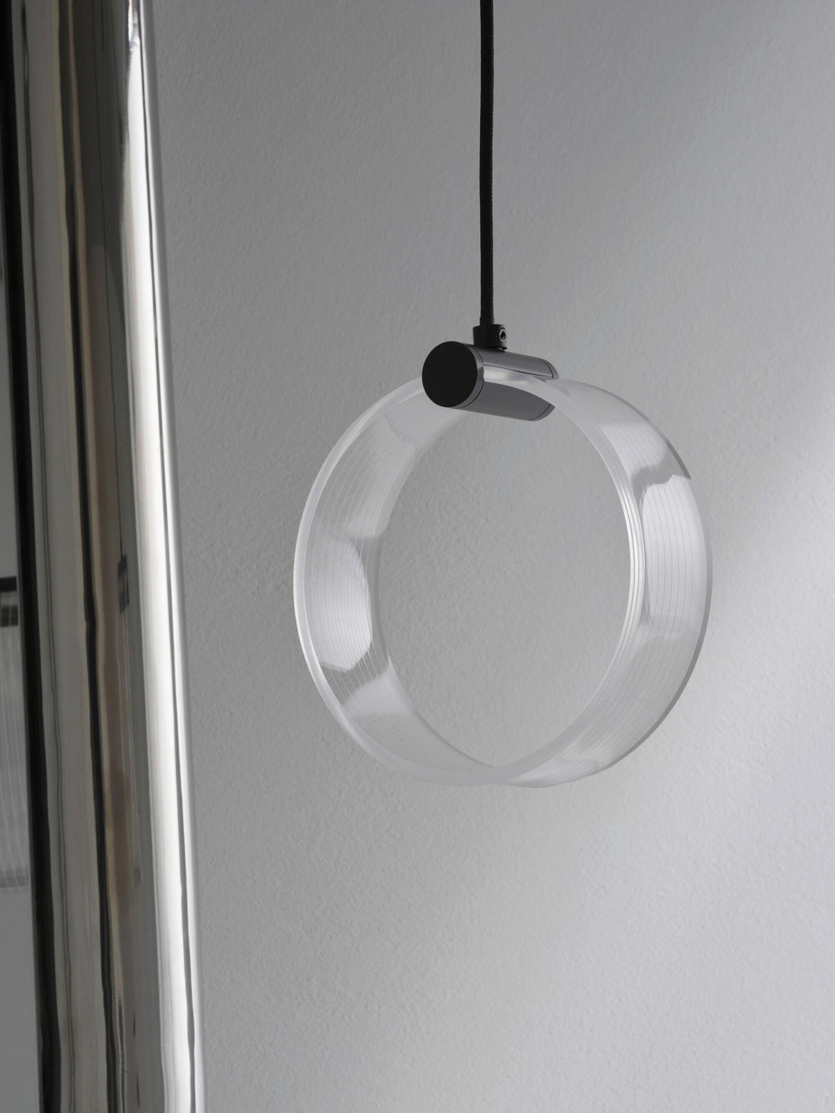 LED-PENDELLEUCHTE 16/15/121 cm  - Schwarz, Basics, Kunststoff (16/15/121cm) - Osram
