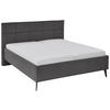POLSTERBETT 160/200 cm,  in Anthrazit, Lattenrost, Bettkasten,  - Birkefarben/Anthrazit, Design, Holz/Textil (160/200cm) - Xora
