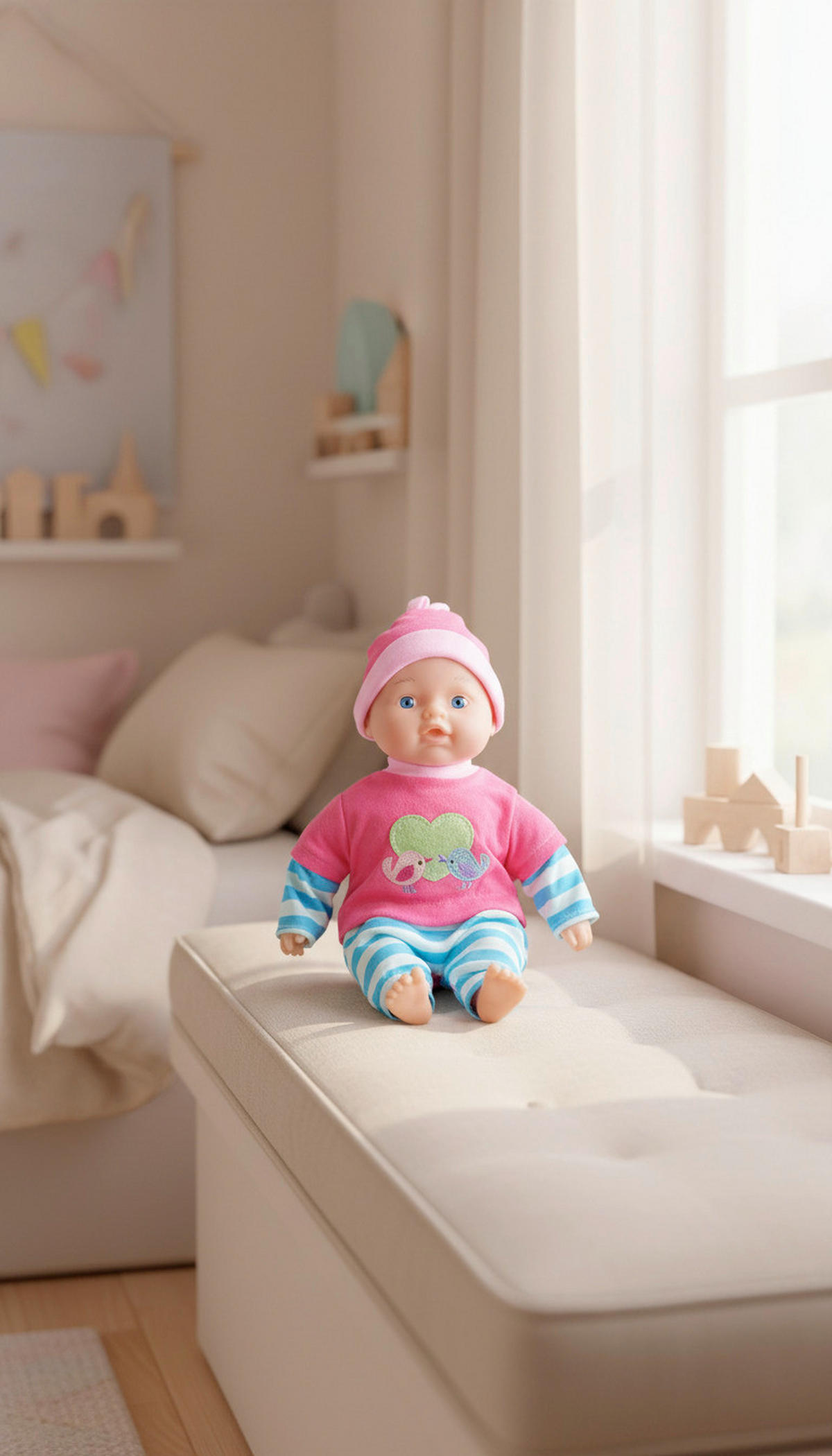BABYPUPPE - Multicolor, Basics, Kunststoff/Textil (30cm) - My Baby Lou