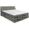 BOXSPRINGBETT 180/200 cm  in Grau  - Silberfarben/Grau, Design, Kunststoff/Textil (180/200cm) - Esposa