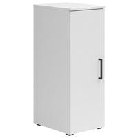 MEHRZWECKSCHRANK 30/83/40 cm  - Weiss/Schwarz, Modern, Holzwerkstoff/Kunststoff (30/83/40cm)