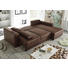 WOHNLANDSCHAFT in Textil, Holzwerkstoff Dunkelbraun - Dunkelbraun/Silberfarben, KONVENTIONELL, Holzwerkstoff/Kunststoff (286/187cm) - Carryhome WOHNLANDSCHAFT in Textil, Holzwerkstoff Dunkelbraun - Dunkelbraun/Silberfarben, KONVENTIONELL, Holzwerkstoff/Kunststoff (286/187cm) - Carryhome