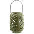 Windlicht - Grün, Trend, Keramik (12/17,8cm) - Ambia Home Windlicht - Grün, Trend, Keramik (12/17,8cm) - Ambia Home