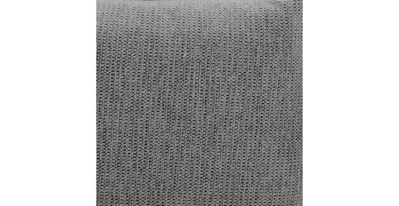 SCHLAFSOFA Webstoff Grau Zierkissen, Rückenkissen, Bettkasten, Schlaffunktion, Rücken echt, Liegefläche im Originalstoff  - Schwarz/Grau, KONVENTIONELL, Kunststoff/Textil (224/90/107cm) - Carryhome