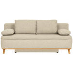 SCHLAFSOFA  in Webstoff Beige  - Beige/Naturfarben, KONVENTIONELL, Holz/Textil (203/95/96cm) - Venda