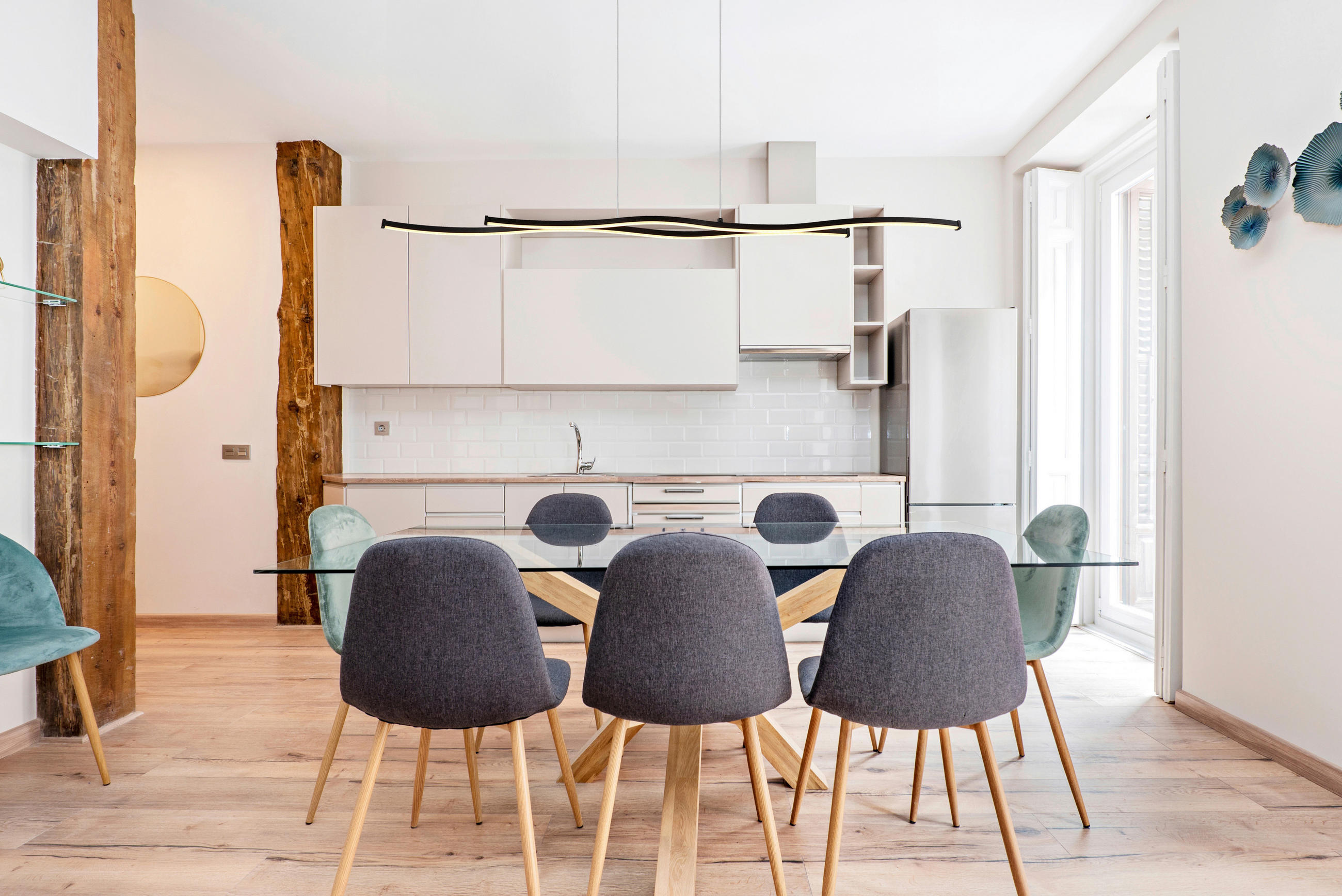 HÄNGELEUCHTE 110,4/8,6/120 cm   - Opal/Schwarz, Design, Kunststoff/Metall (110,4/8,6/120cm) - Novel