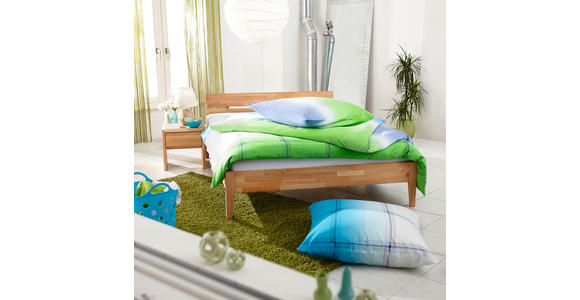 BETT 140/200 cm in Kernbuche - Buchefarben/Kernbuche, Design, Holz (140/200cm) - Carryhome