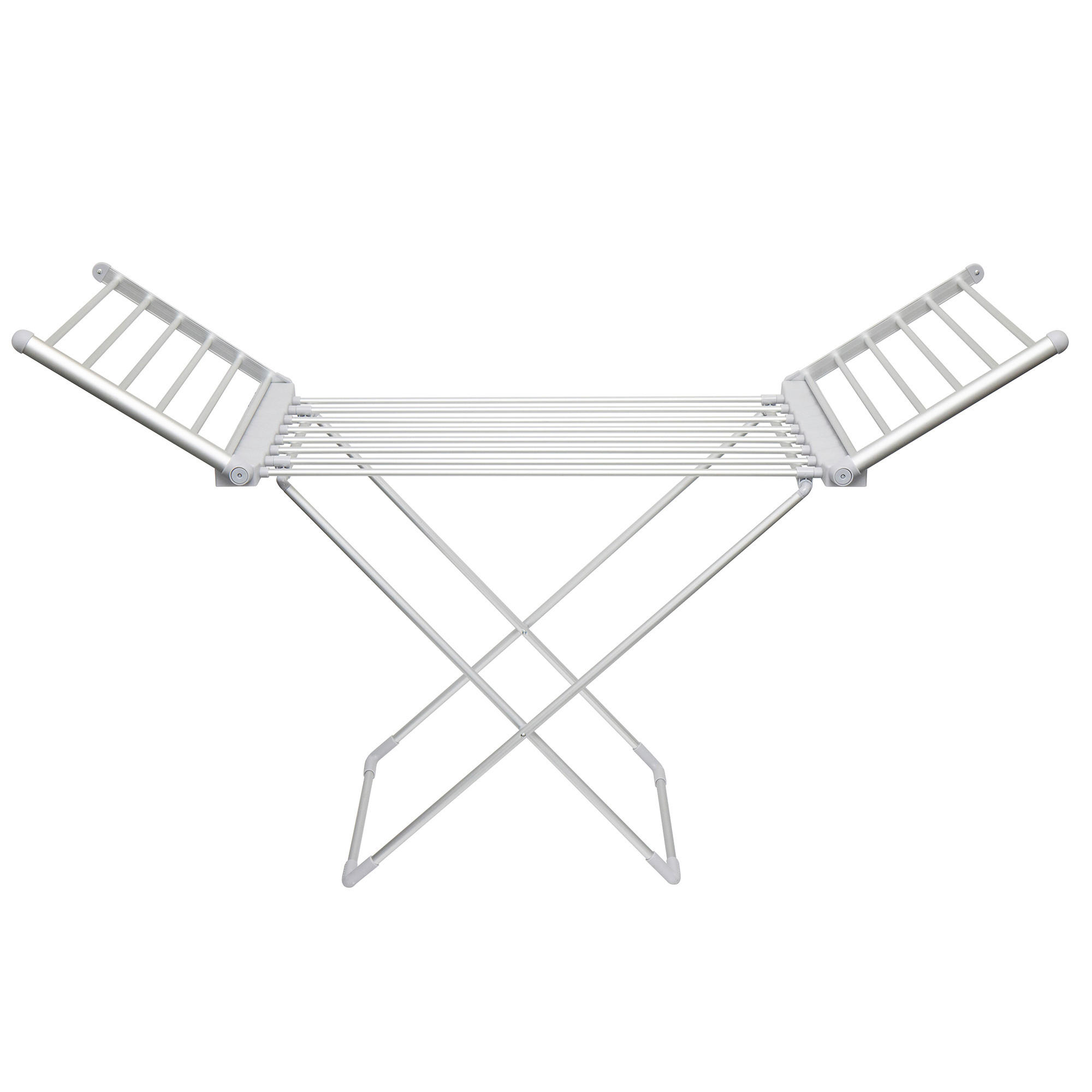 RUHASZÁRÍTÓ ÁLLVÁNY - fehér, Basics, fém (104/6/55cm)