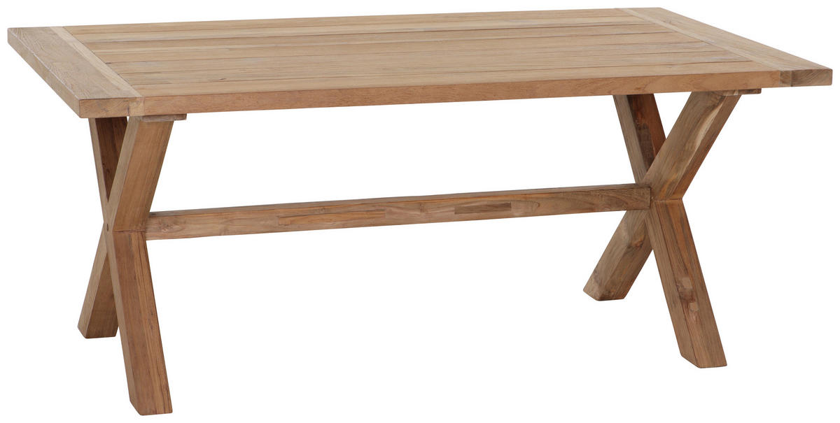 GARTENTISCH 180/100/76 cm Holz rechteckig  - Teakfarben, MODERN, Holz (180/100/76cm) - Siena Garden