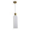 HÄNGELEUCHTE Piega 10/43 cm   - Weiß, Basics, Glas (10/43cm)