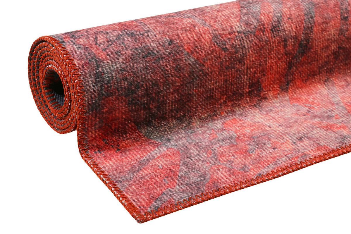 WEBTEPPICH 80/150 cm Pepe Rot, Rotbraun  - Rotbraun/Rot, Trend, Textil (80/150cm) - Novel