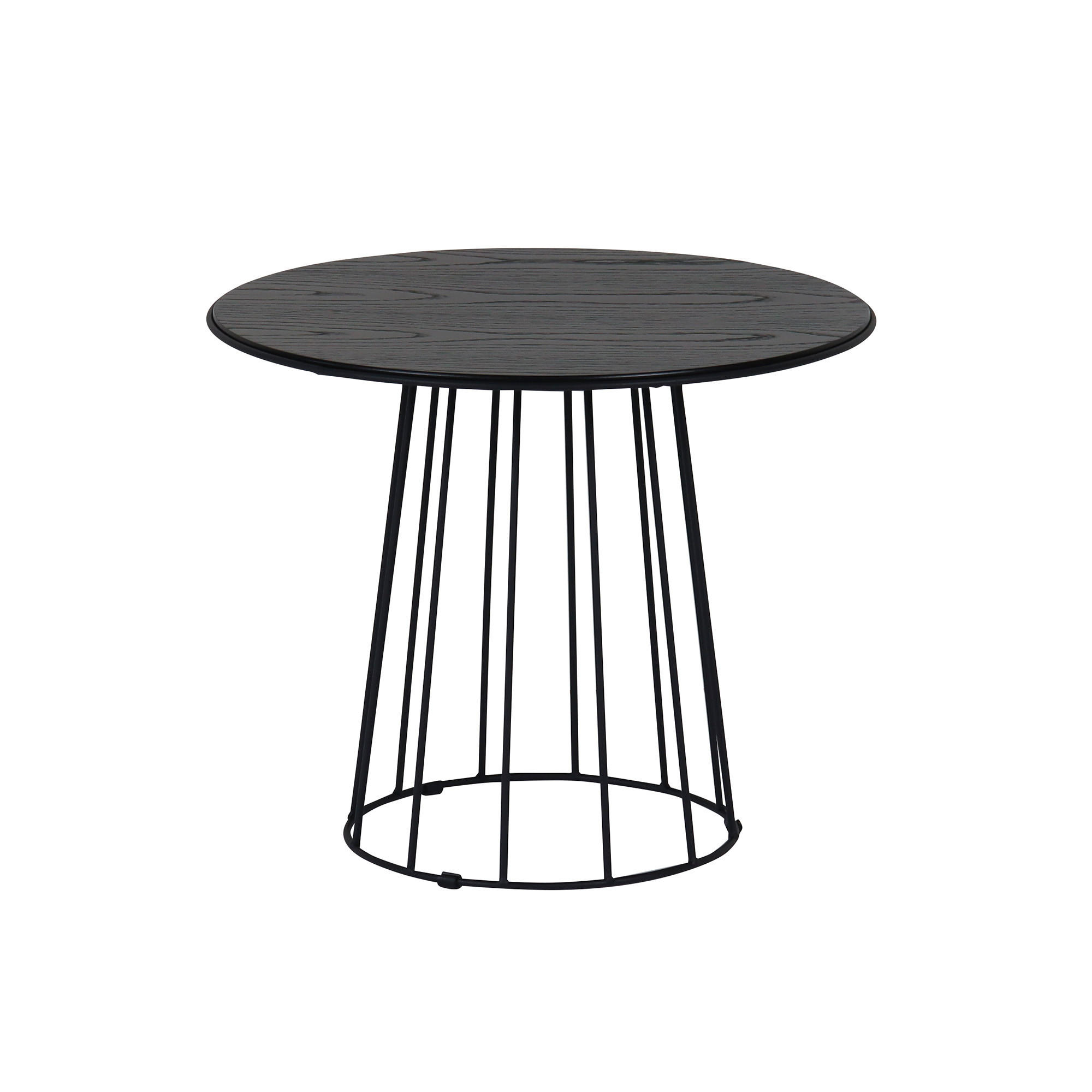 SOFFBORD i trä, metall 50/50/40 cm  - svart, Modern, metall/trä (50/50/40cm) - Niels Andersson