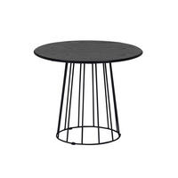 SOFFBORD i trä, metall 50/50/40 cm  - svart, Modern, metall/trä (50/50/40cm) - Niels Andersson