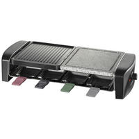 RACLETTE-GRILL SEVERIN RG 9645  - Schwarz, KONVENTIONELL, Kunststoff/Stein (54/11,5/38cm) - Severin