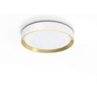 LED PLAFONJERA HANNO  - bela/zlatna, Dizajnerski, metal (38.4/7cm) - Philips