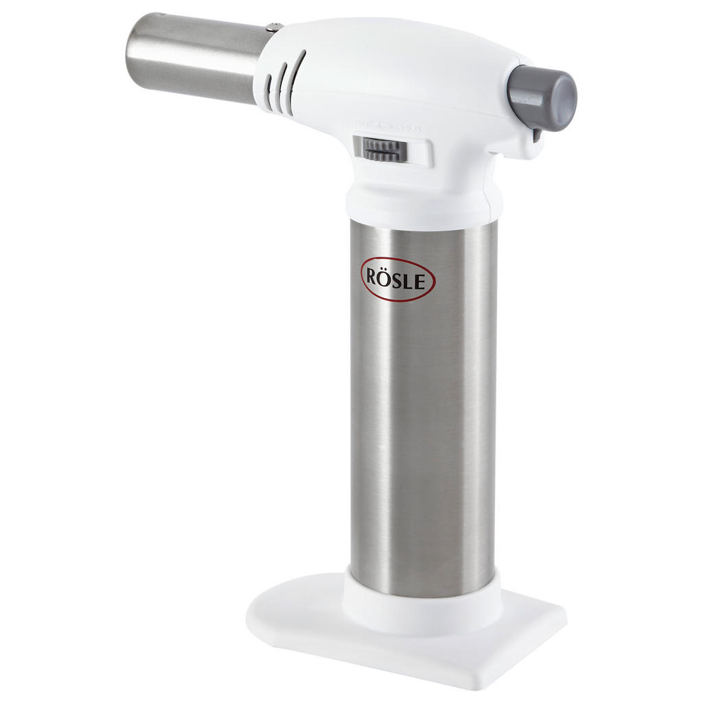 Thumbnail - Rösle Mini-Gasbrenner, Weiß, Edelstahl, Metall, Kunststoff, 16x13x5.4 cm, Kochen, Küchenhelfer, Sonstige Küchenhelfer