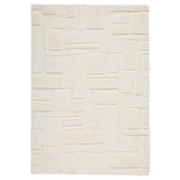 WOLLTEPPICH 160/230 cm Weiß  - Weiß, Natur, Textil (160/230cm) - Novel