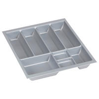 BESTECKEINSATZ - Silberfarben, Basics, Kunststoff (41,9/5/47,3cm) - Impuls