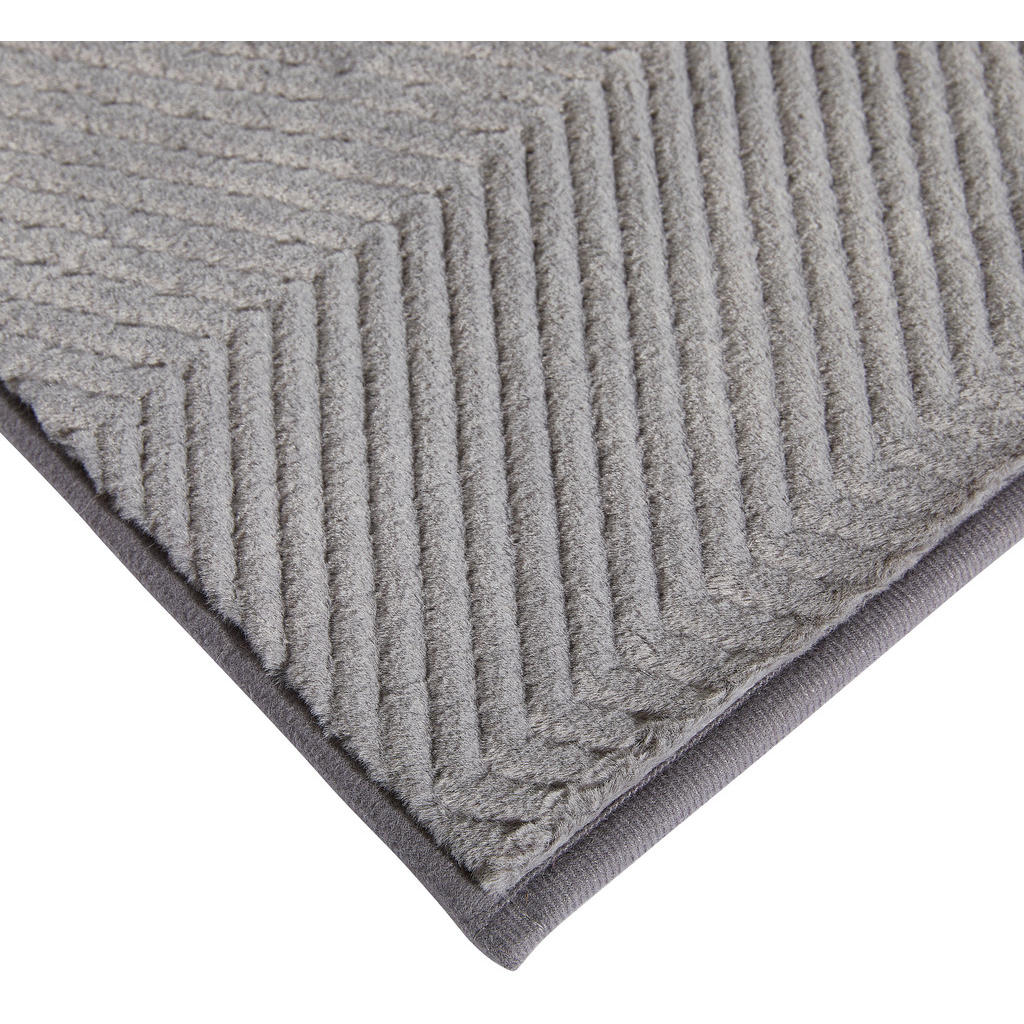 Thumbnail - Novel Tuftteppich, Grau, Textil, rechteckig, 70x130 cm, Bsci, Oeko-Tex® Standard 100, für Fußbodenheizung geeignet, Tepp...