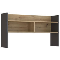NASTAVEK ZA PISALNO MIZO - siva/hrast artisan, Moderno, leseni material (109,6/60/25,8cm) - MID.YOU