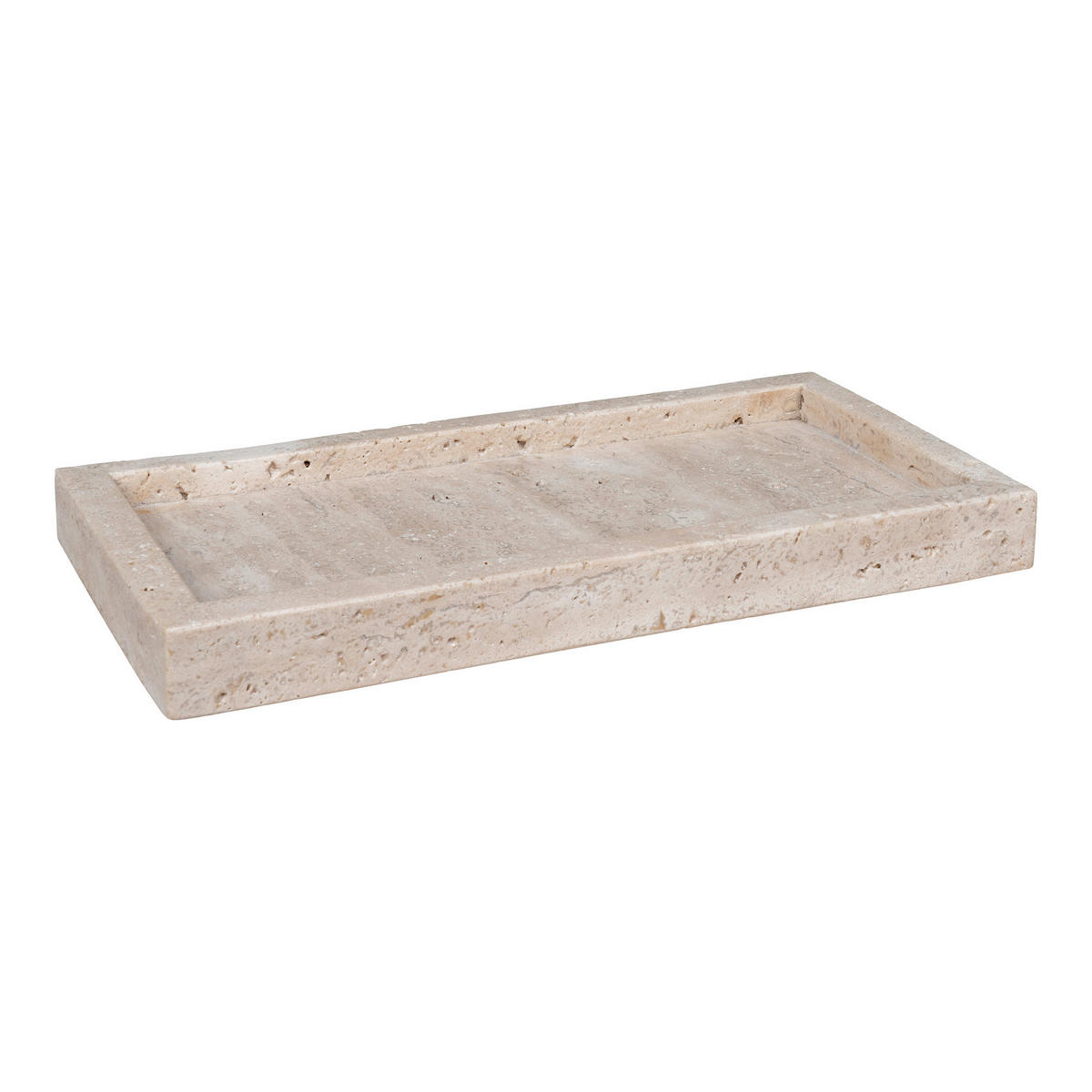 SERVIERTABLETT     - Beige, Design, Stein (15/3/30.5cm)