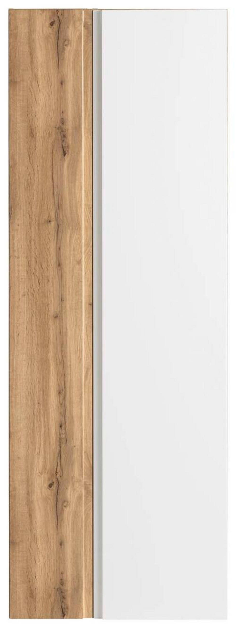 VYSOKÁ SKŘÍŇ, 65/180/35 cm - bílá/dub wotan, Moderní, kompozitní dřevo (65/180/35cm) - Held