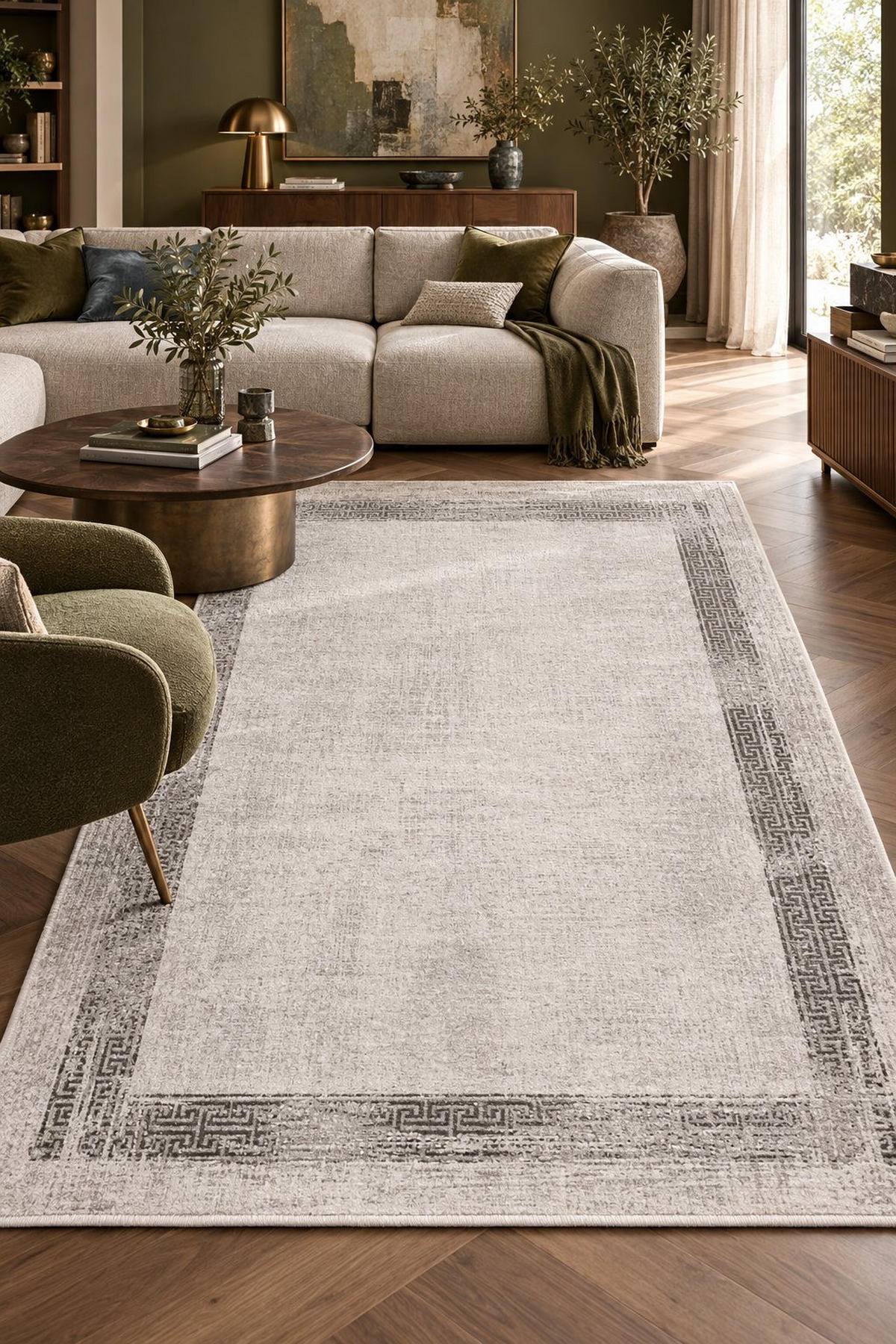 TKANA PREPROGA      120/170 cm    tkano  srebrne barve  - srebrne barve, Basics, tekstil (120/170cm) - Batucci