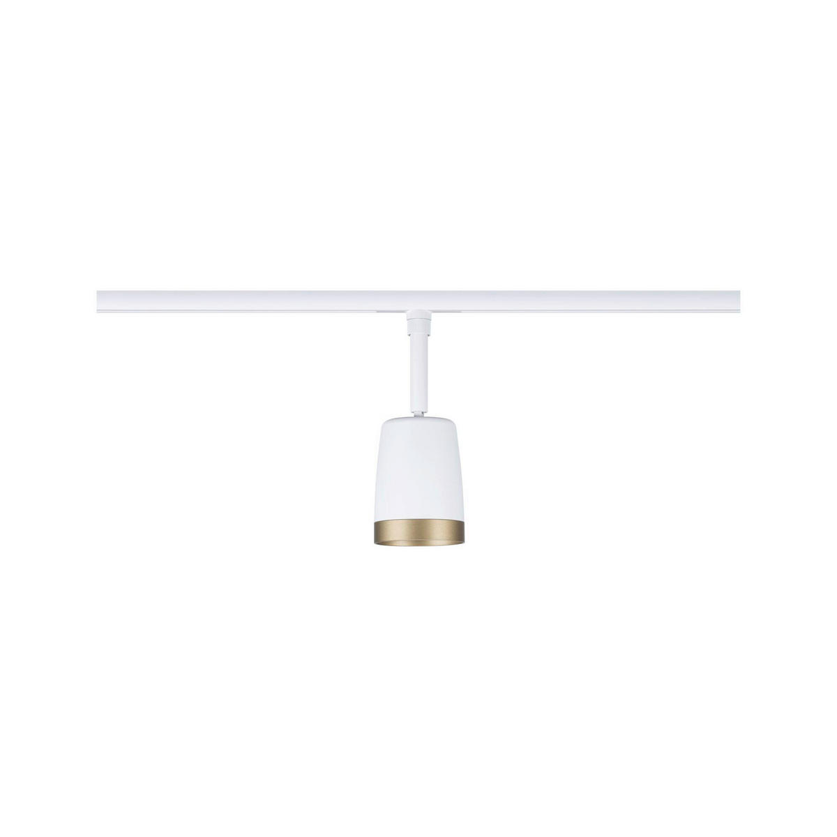 SCHIENENSYSTEM-STRAHLER 6,5/19,3 cm   - Weiß, Design, Metall (6,5/19,3cm) - Paulmann
