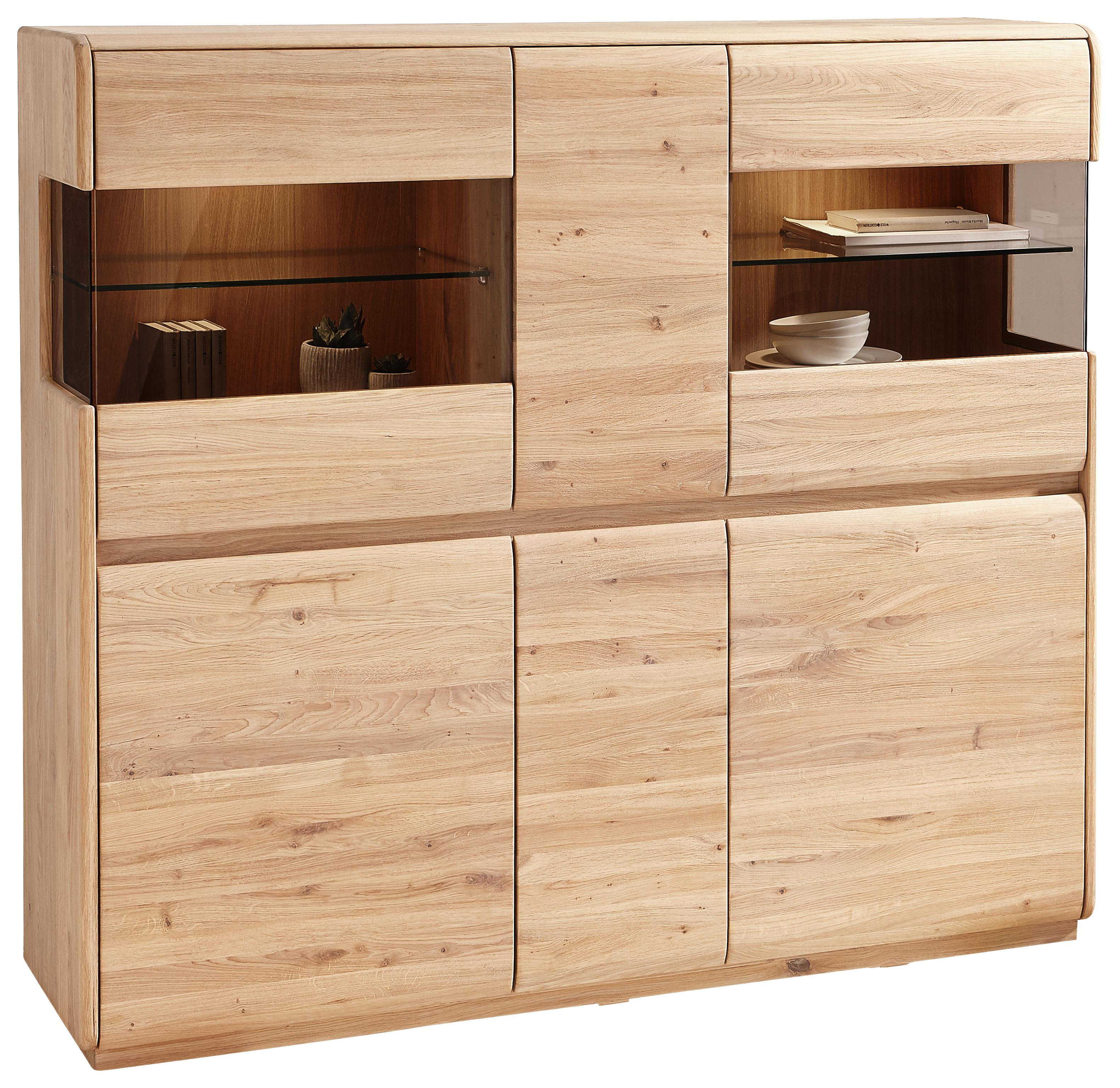 Highboard Aus Asteiche Mit 6 Turen Online Finden