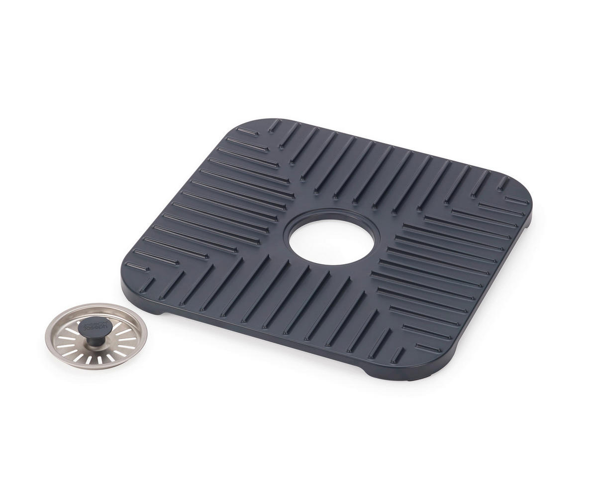 OCJEĐIVAČ ZA POSUĐE     30/30/2 cm       - siva, Basics, plastika (30/30/2cm) - Joseph Joseph