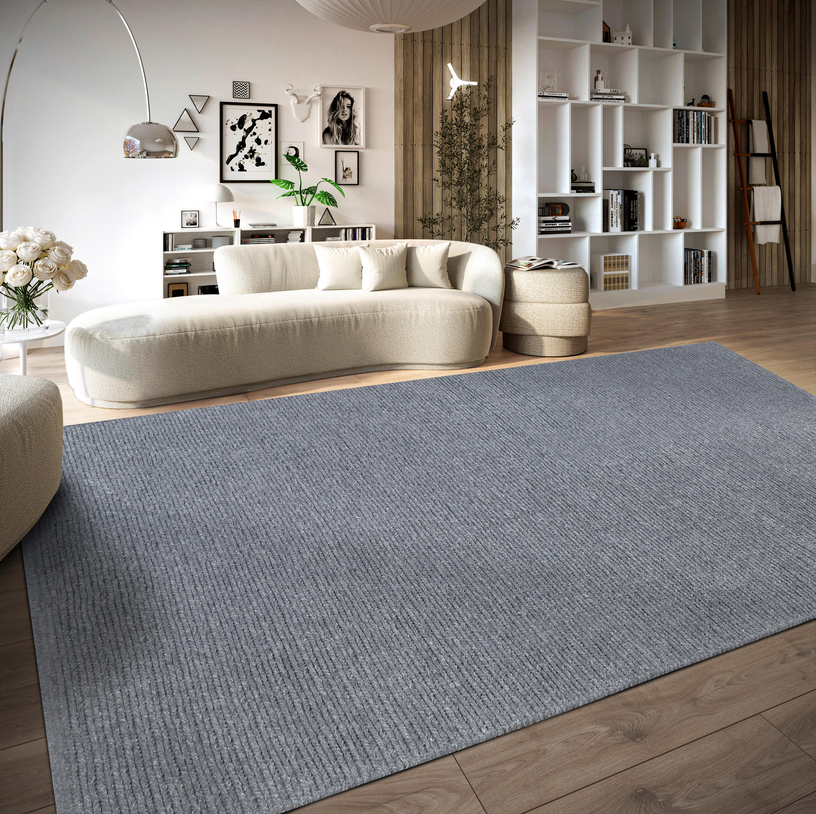 HANDWEBTEPPICH 80/150 cm Kollektion 1748 Hellgrau  - Hellgrau, Basics, Textil (80/150cm) - Villeroy & Boch