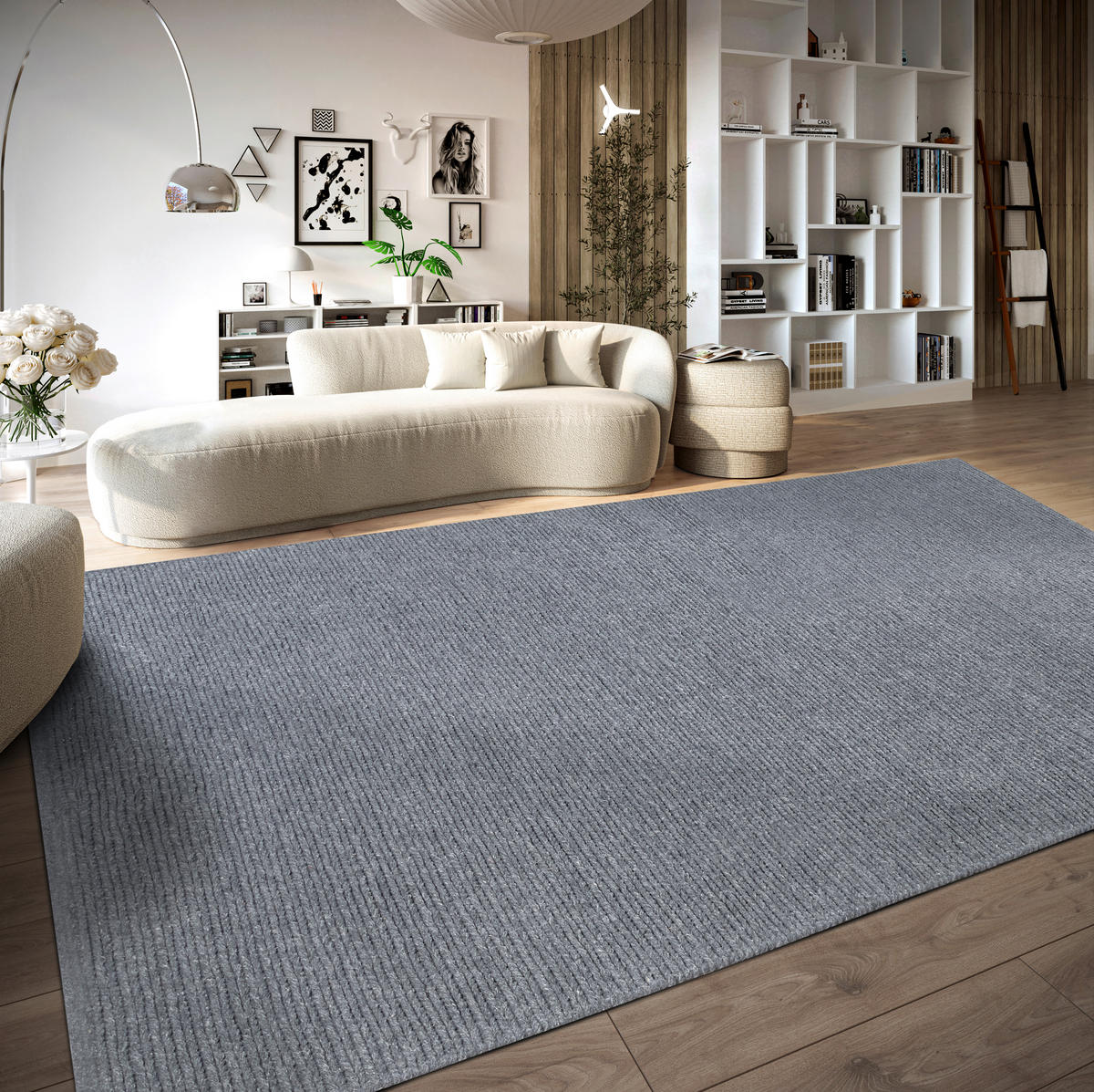 HANDWEBTEPPICH 80/150 cm Kollektion 1748 Hellgrau  - Hellgrau, Basics, Textil (80/150cm) - Villeroy & Boch
