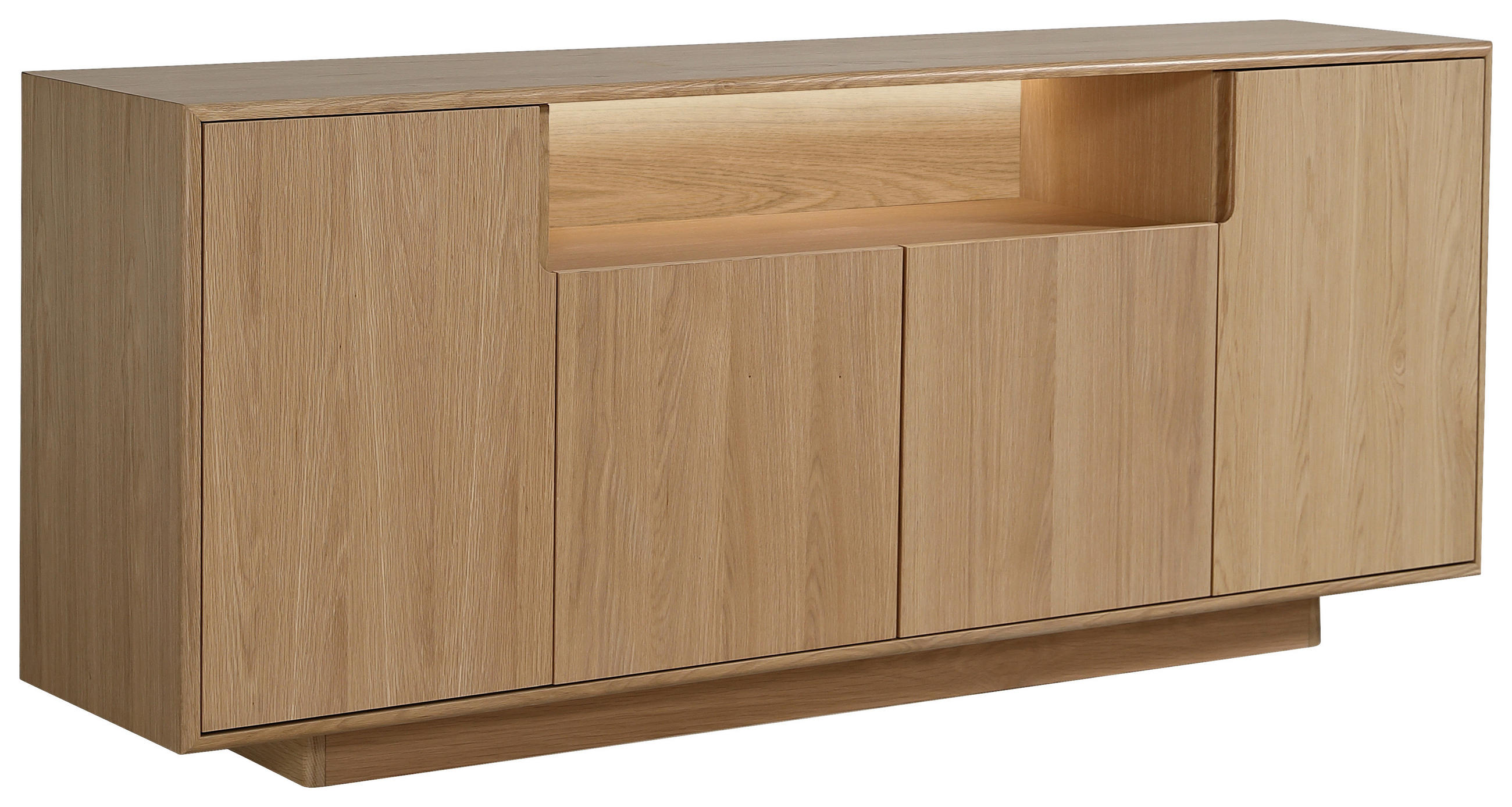 SIDEBOARD  in 180/75/40 cm  - Eichefarben, Design, Holz/Holzwerkstoff (180/75/40cm) - Livetastic
