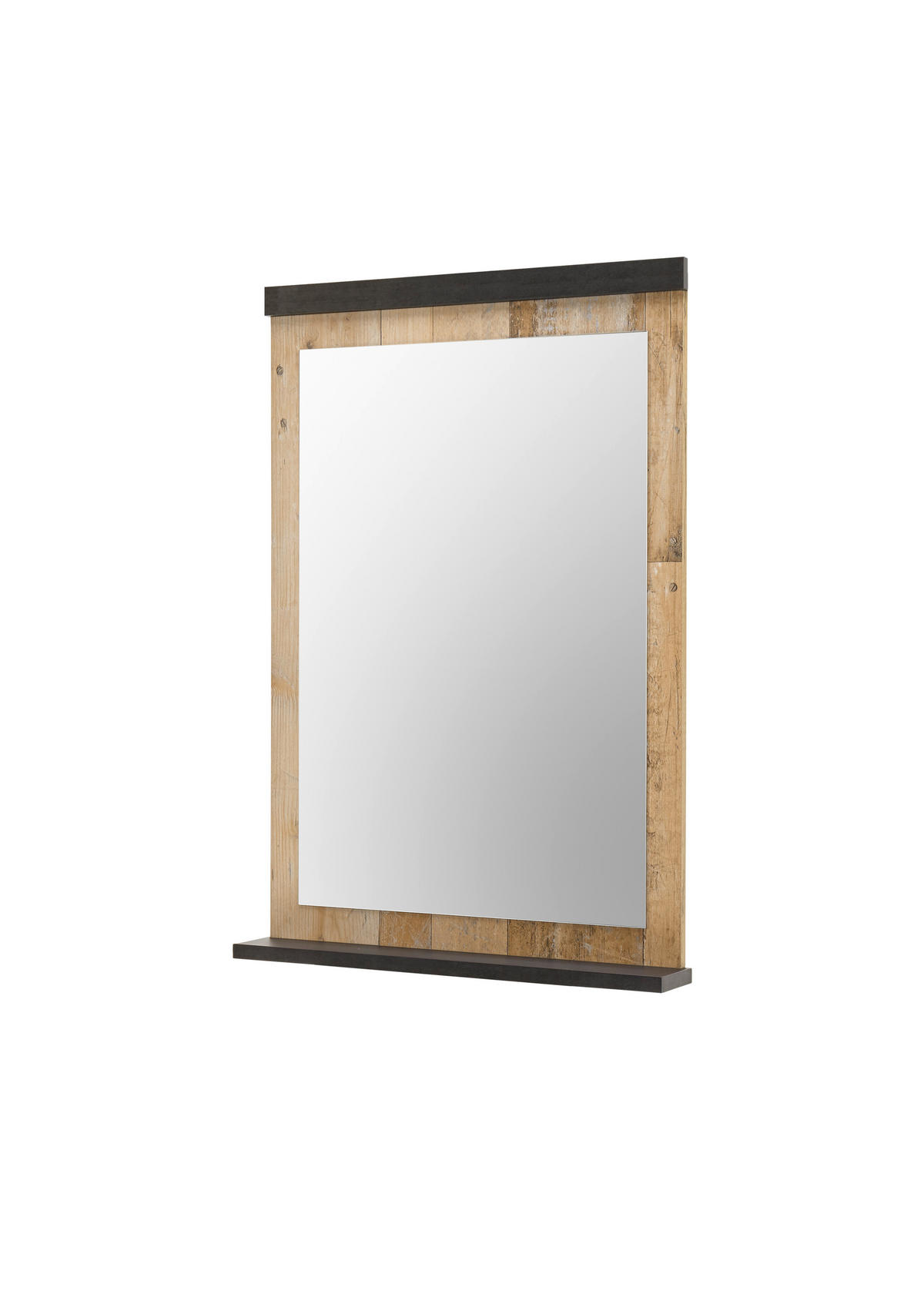 GARDEROBE 2-teilig  in 93/200/43 cm  - Anthrazit/Naturfarben, Design, Glas/Holzwerkstoff (93/200/43cm) - Modante