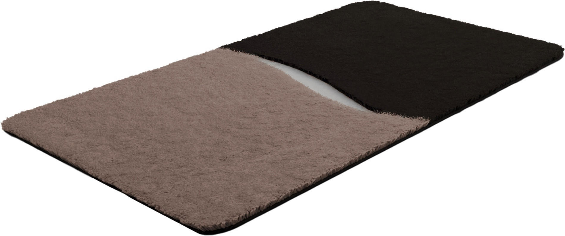 BADEMATTE Taupe 70/120 cm  - Taupe, Basics, Kunststoff/Textil (70/120cm) - Grund