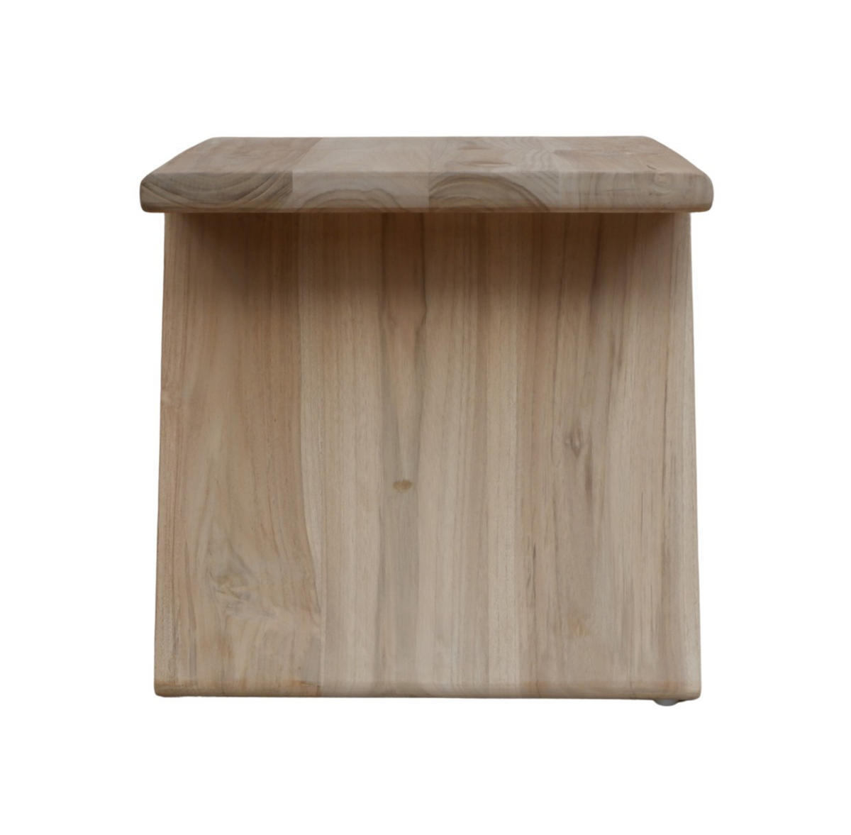 HOCKER Mindiholz Naturfarben  - Naturfarben, Design, Holz (40/40/40cm) - Livetastic