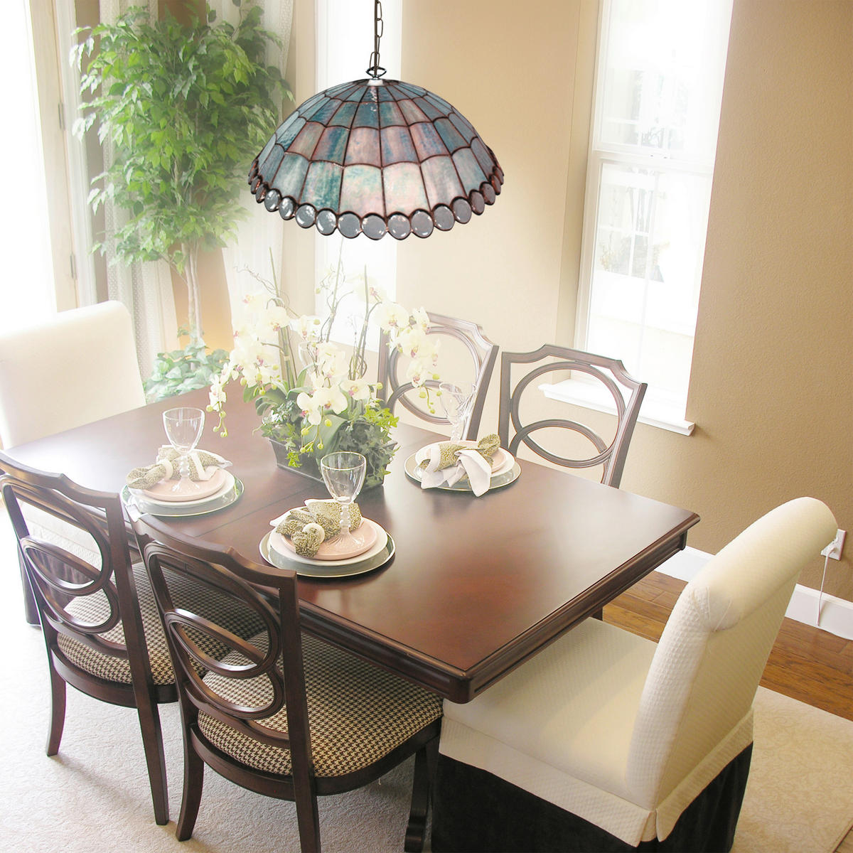 HÄNGELEUCHTE 40/120 cm  - Alufarben, Natur, Glas/Metall (40/120cm) - Näve