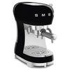 ESPRESSOMASCHINE 50´s Style  - Schwarz Hochglanz, Basics, Kunststoff/Metall (14,9/33/32,9cm) - SMEG