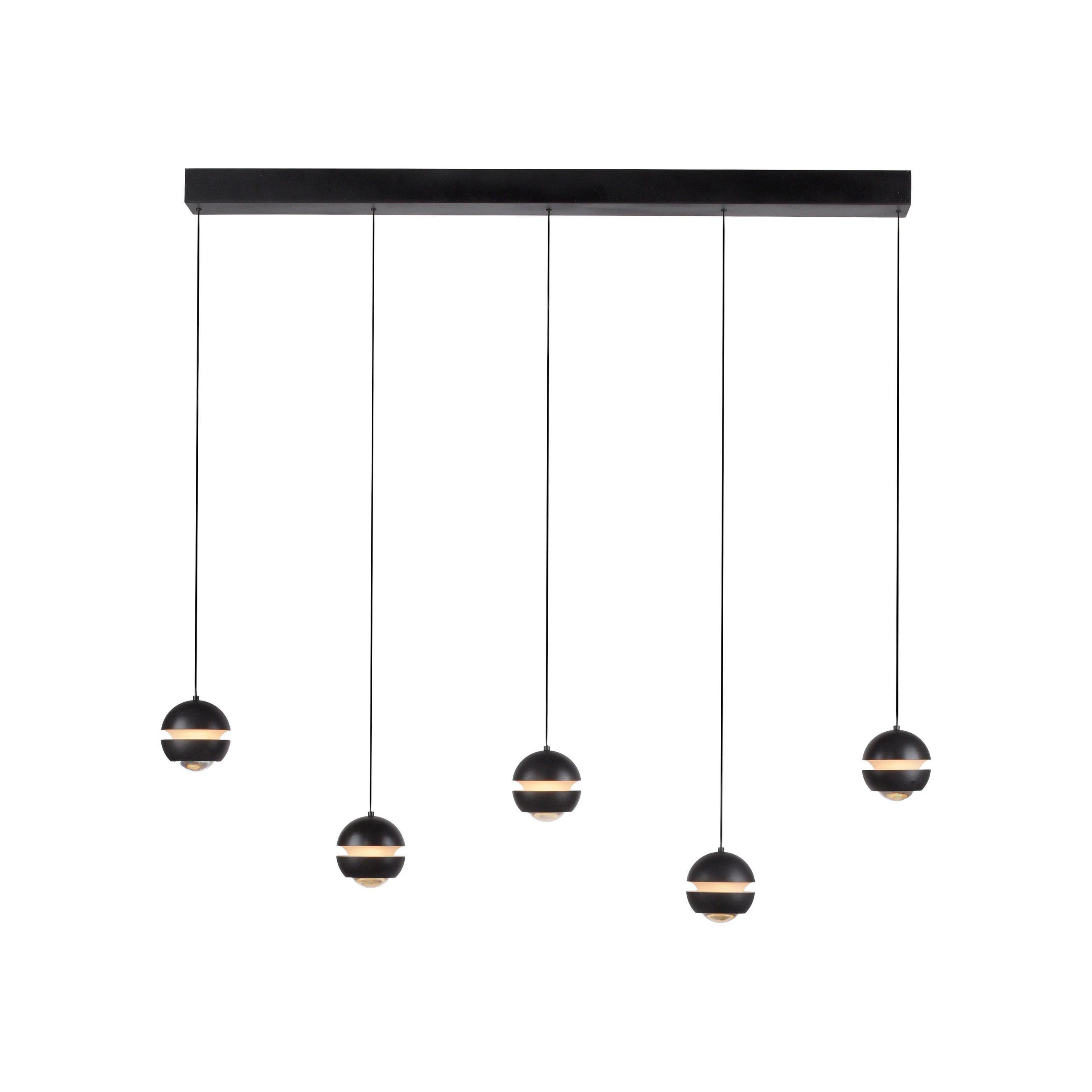 LED-PENDELLEUCHTE 110/10/220 cm  - Schwarz, Design, Kunststoff/Metall (110/10/220cm) - Schöner Wohnen