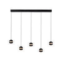 LED-PENDELLEUCHTE 110/10/220 cm  - Schwarz, Design, Kunststoff/Metall (110/10/220cm) - Schöner Wohnen