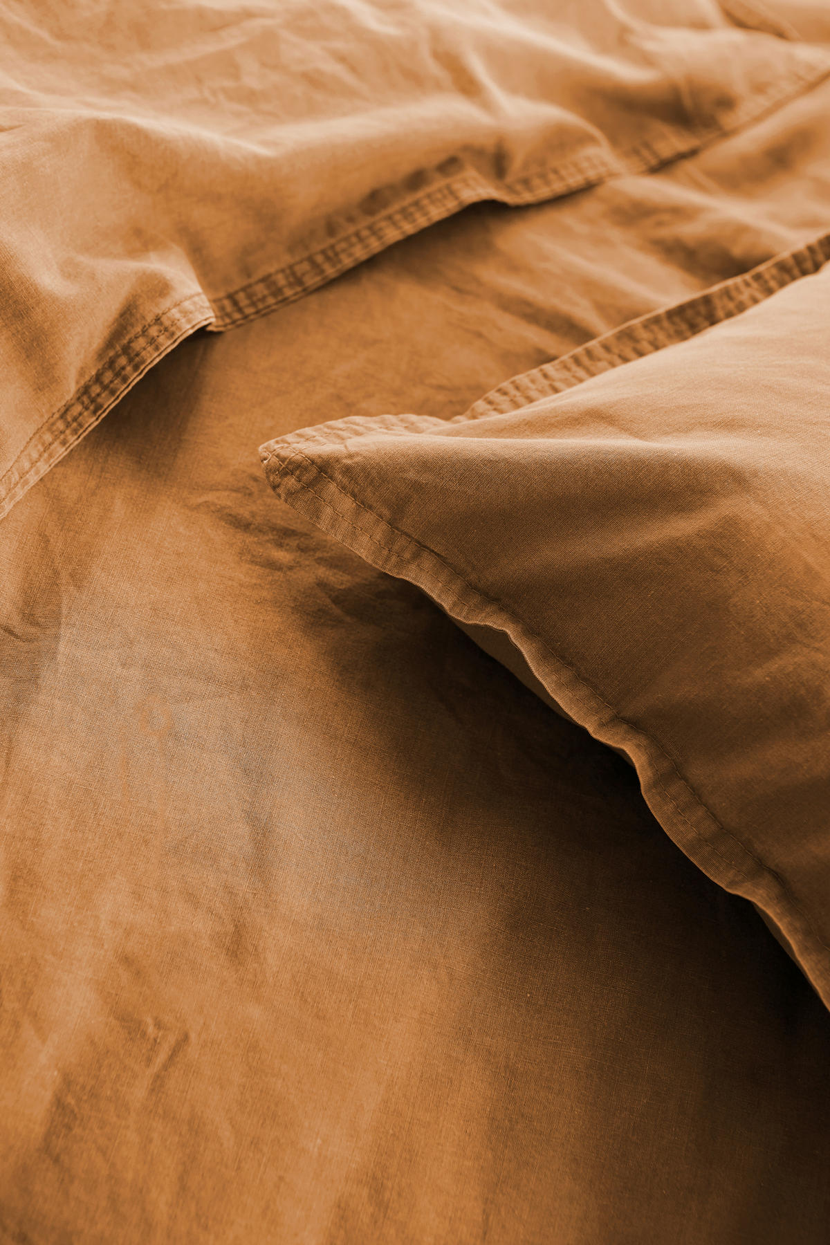 BETTWÄSCHE Renforcé 155/220 cm  - Currygelb, Basics, Textil (155/220cm)