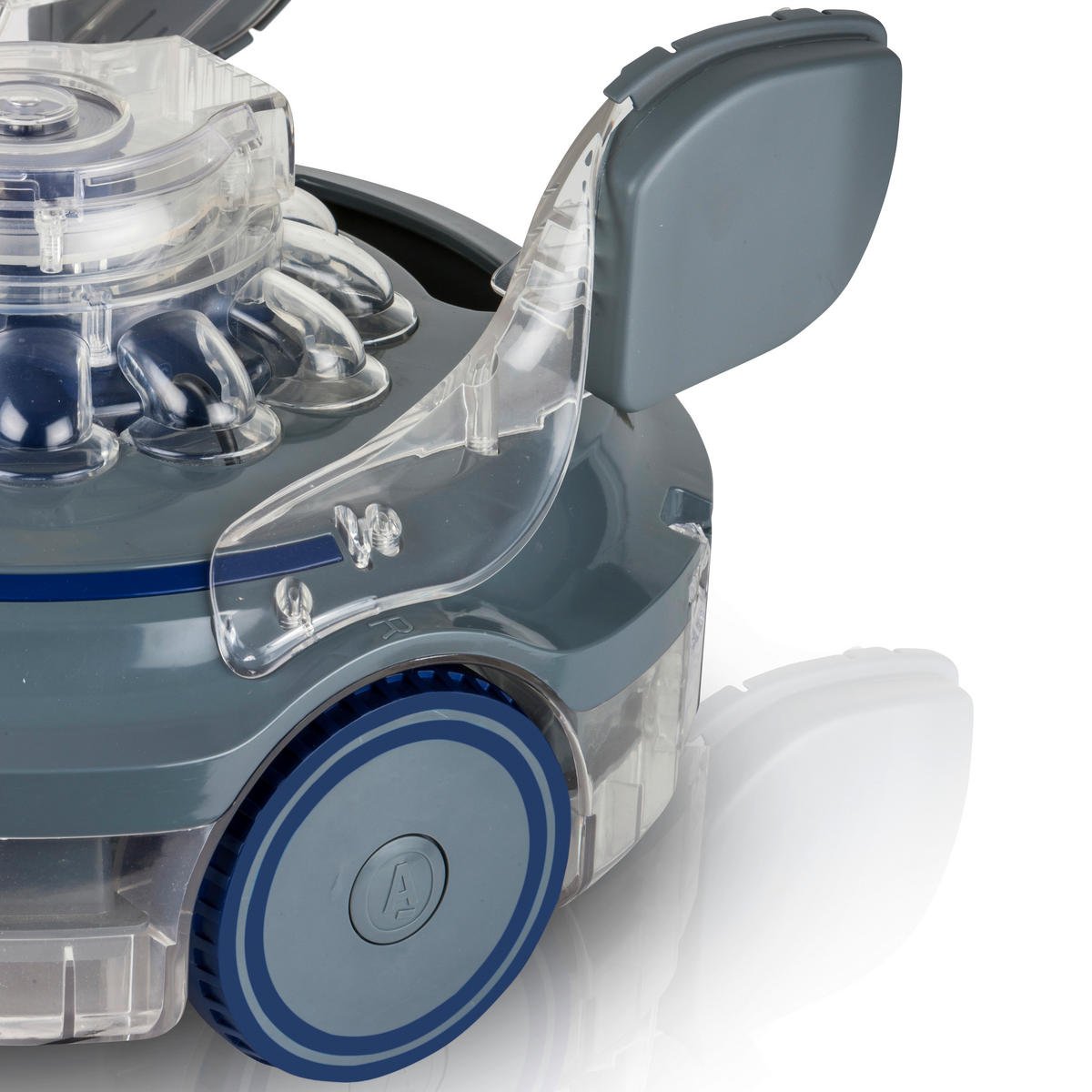 POOLROBOTER RBR120  - Blau/Transparent, KONVENTIONELL, Kunststoff (38.5/35.5/23.9cm) - Gre