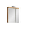 SPIEGELSCHRANK 60/77/17 cm  - Eichefarben, Basics, Glas/Holzwerkstoff (60/77/17cm) - MID.YOU