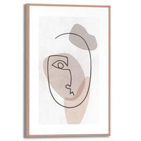 BILD Abstraktes  - Beige, Basics, Holz (30/20/2cm) - Reinders!