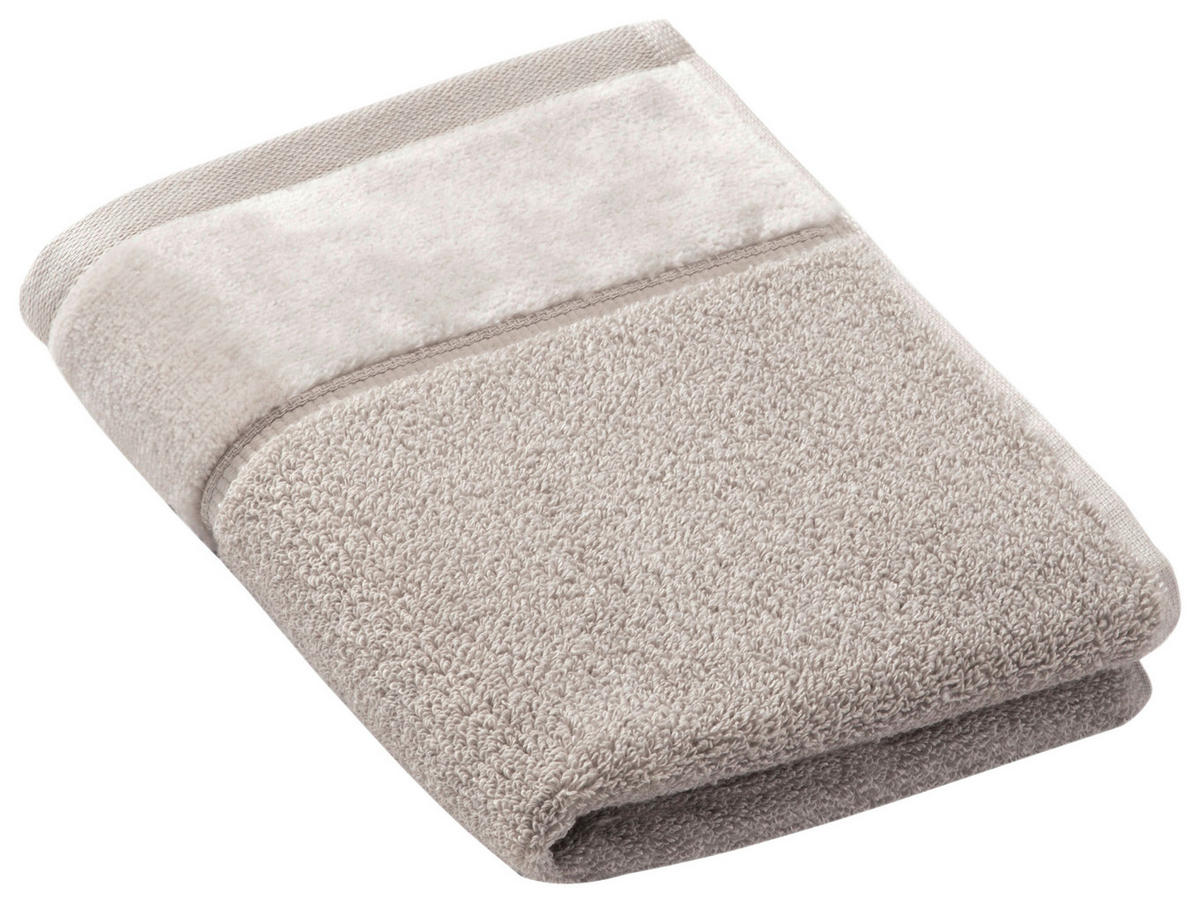 VENDÉGTÖRÖLKÖZŐ 40/60 cm szürke  - szürke, Basics, textil (40/60cm) - Vossen